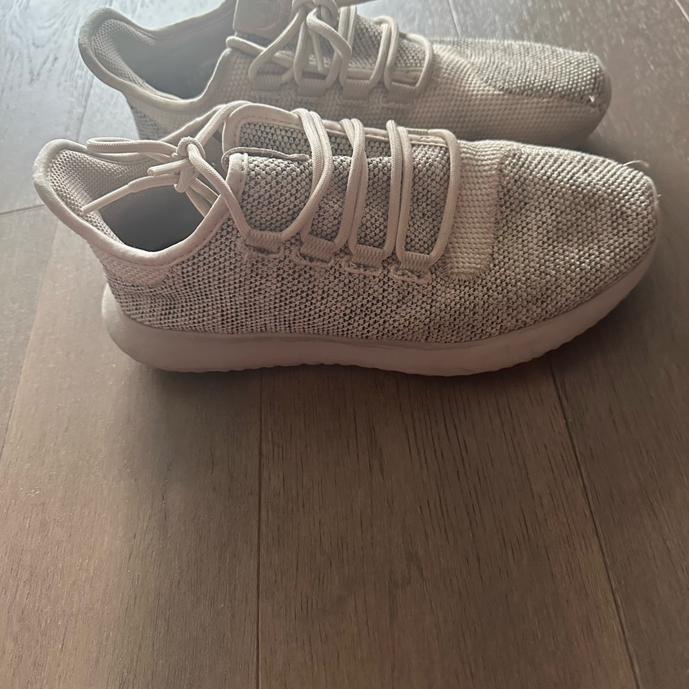 Adidas Tubular Shadow Knit Light Brown Shoes - Picture 4 of 6